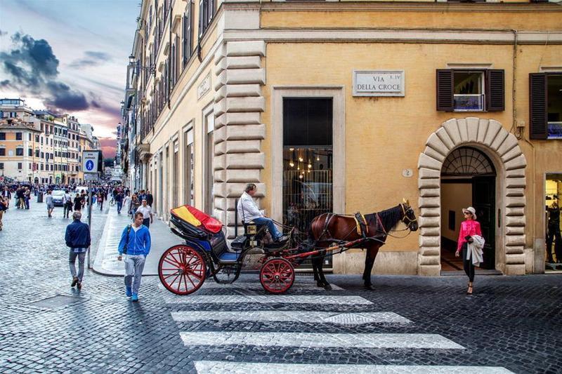 At The Spanish Steps View Rom Exterior foto