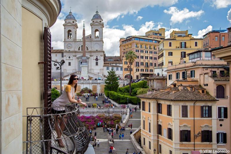 At The Spanish Steps View Rom Exterior foto